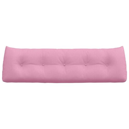 Възглавница за гръб Розово 160 x 24 x 50 см текстил