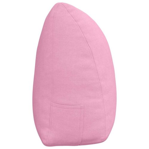 Възглавница за гръб Розово 160 x 24 x 50 см текстил