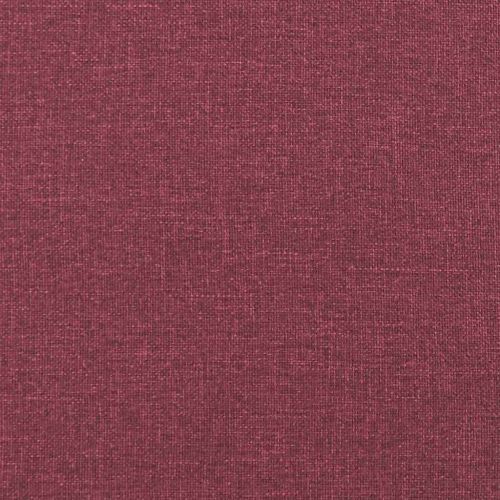 Възглавница за гръб Виненочервен 180 x 24 x 50 см текстил