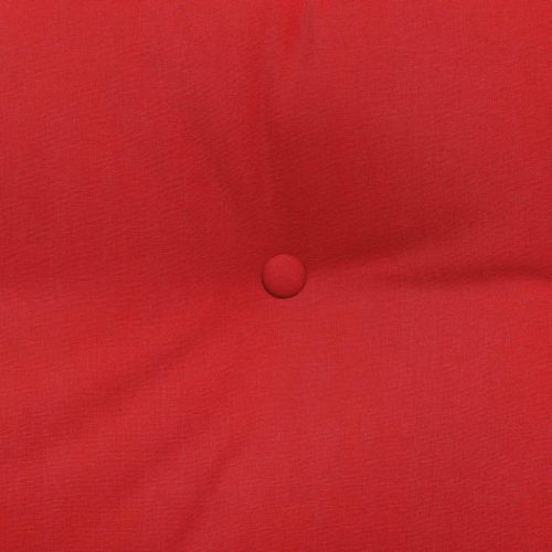 Възглавница за гръб Червено 180 x 24 x 50 см текстил