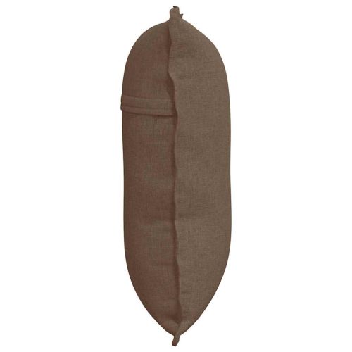 Възглавница за гръб Кафяво 60 x 19 x 50 см текстил