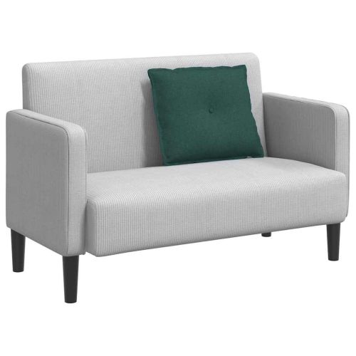 Възглавница за гръб Тъмен зелен 60 x 19 x 50 см текстил