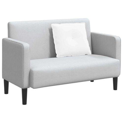 Възглавница за гръб Бяло 60 x 19 x 50 см текстил