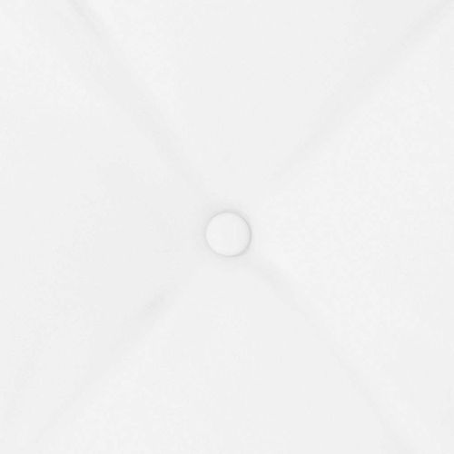 Възглавница за гръб Бяло 60 x 19 x 50 см текстил