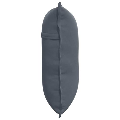 Възглавница за гръб Тъмен сив 60 x 50 cm Кордюрова тъкан