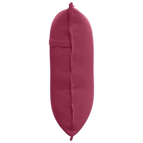 Възглавница за гръб Виненочервен 60 x 50 cm Кордюрова тъкан