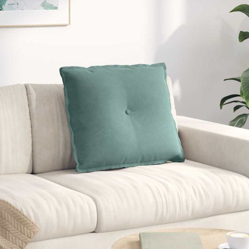 Възглавница за гръб Морско зелено 60 x 50 cm Кордюрова тъкан