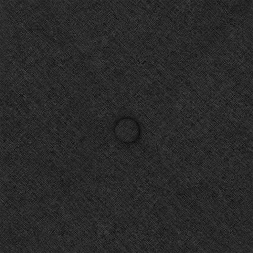 Възглавница за гръб Черно 80 x 19 x 50 см текстил