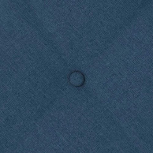 Възглавница за гръб Синьо 80 x 19 x 50 см текстил