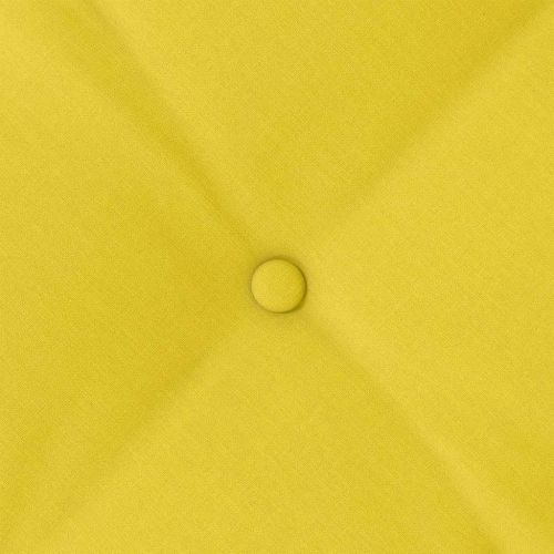 Възглавница за гръб Светло жълто 80 x 19 x 50 см текстил