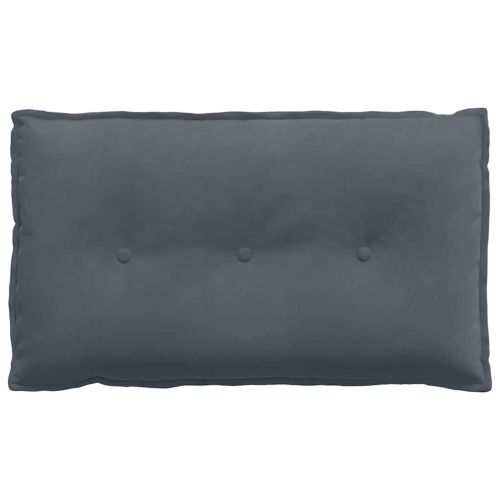 Възглавница за гръб Тъмен сив 80 x 50 cm Кордюрова тъкан