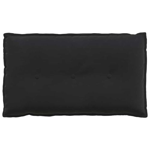 Възглавница за гръб Черно 80 x 50 cm Кордюрова тъкан