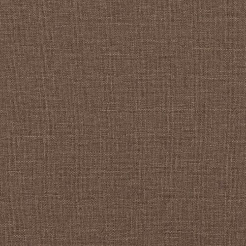 Възглавница за гръб Кафяво 100 x 19 x 50 см текстил