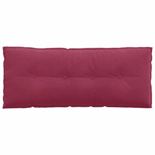 Възглавница за гръб Виненочервен 120 x 50 cm Кордюрова тъкан