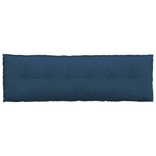 Възглавница за гръб Синьо 160 x 19 x 50 см текстил