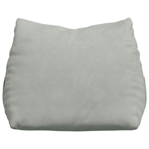 Възглавница за гръб Светлосиво 45 x 20 x 35 см Кордюрова тъкан