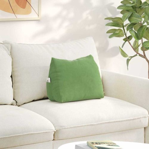 Възглавница за гръб Светло зелено 45 x 20 x 35 см