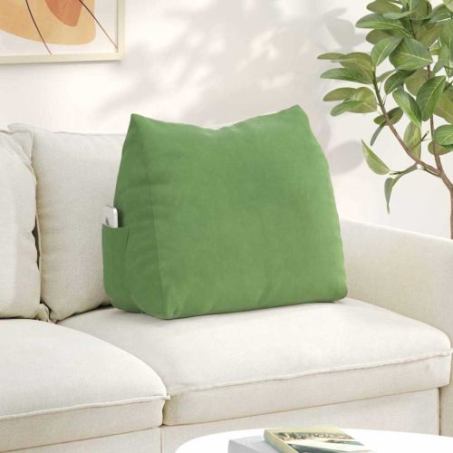 Възглавница за гръб Светло зелено 60 x 20 x 50 см