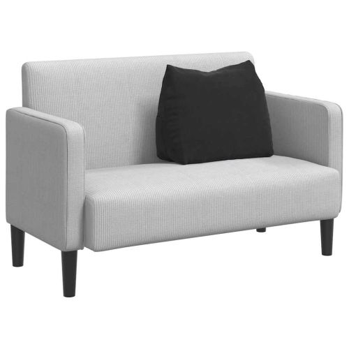 Възглавница за гръб Черно 60 x 20 x 50 см Кордюрова тъкан