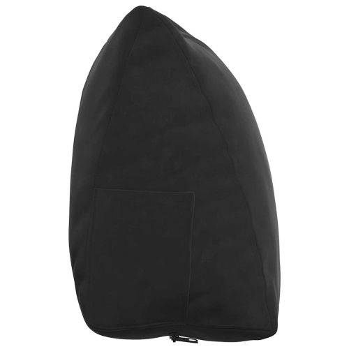 Възглавница за гръб Черно 60 x 20 x 50 см Кордюрова тъкан