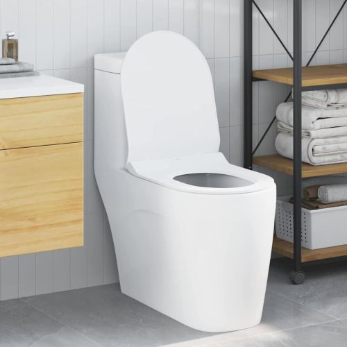 Тоалетна седалка Регулирума Бял 50 x 36,5 x 5 см Полипропилен