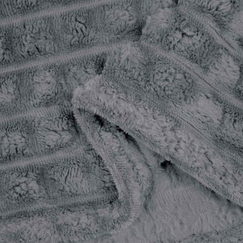 Одеяло Тъмен сив 200 x 150 cm Мека вълна