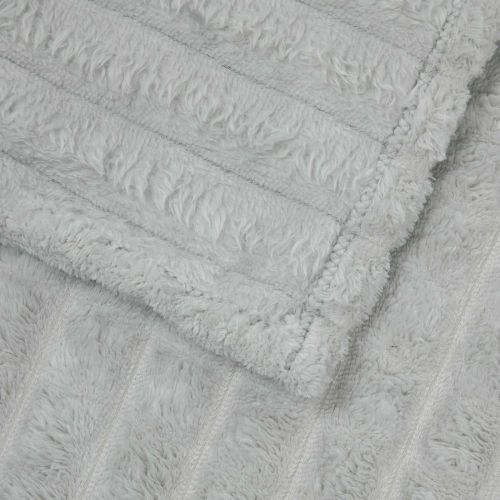 Одеала за хвърляне 6 pcs Сив 270 x 240 см Мека вълна