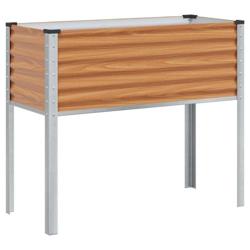 Градинска саксия Светло кафяво 100 x 45 x 90 см