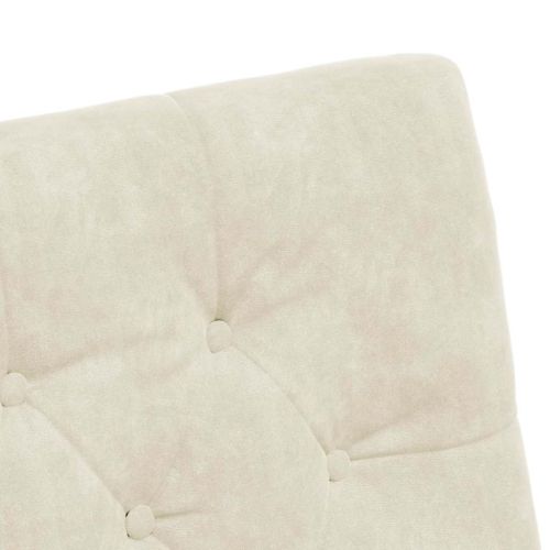 Столове с Колела с колела 2 pcs Крем 58 x 67 x 97 см Кадифе