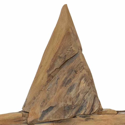 Коледна звезда Кафяво 43,5 x 13,5 x 59 см Солидно тиково дърво