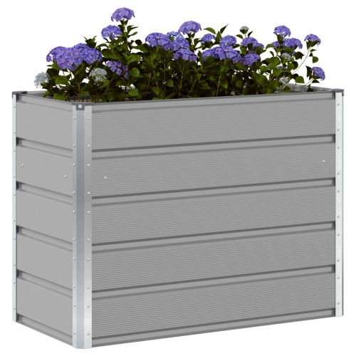 Кашпа Светлосиво 100 x 50 x 77 см Галванизирана стомана