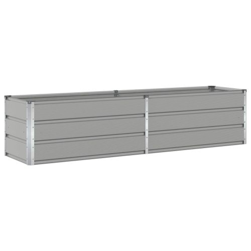 Кашпа Светлосиво 195 x 50 x 45 см Галванизирана стомана