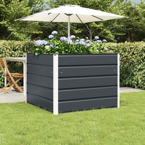 Кашпа Антрацит 100 x 100 x 75 см Стомана