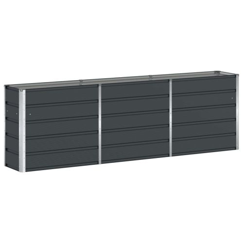 Кашпа Антрацит 240 x 40 x 75 см Стомана
