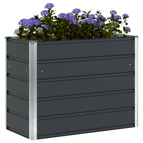 Кашпа Антрацит 100 x 50 x 75 cm Галванизирана стомана