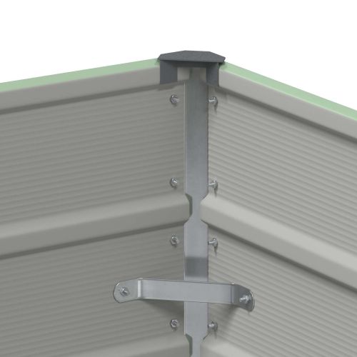 Кашпа Пастелно зелено 100 x 50 x 77 см Галванизирана стомана
