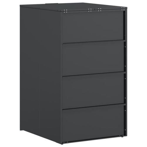 Съхранение за кош за отпадъци с газов капак за 240L контейнер