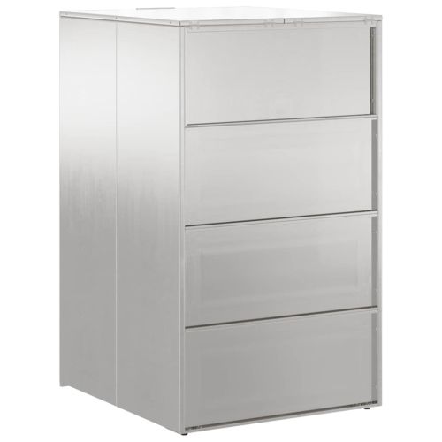 Съхранение за кош за отпадъци с газов капак за 240L контейнер