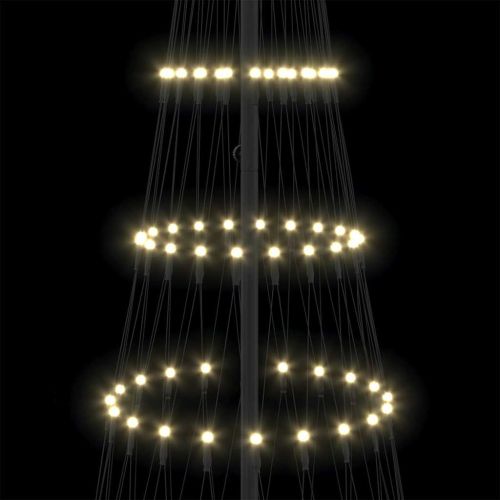 LED Коледна Елха с 295 LED светодиода Топло бяло 250 cm Метал