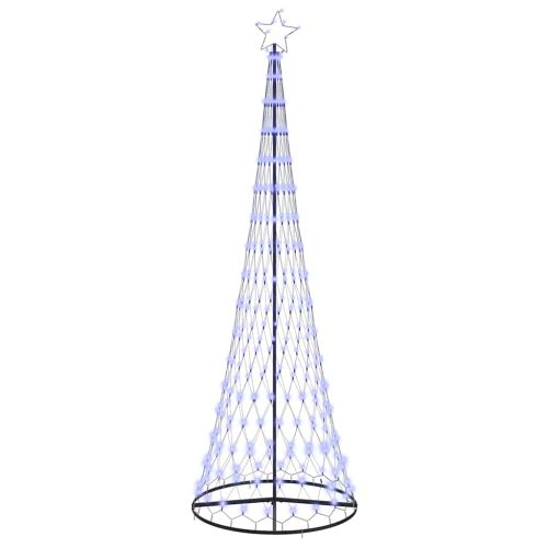 LED Коледна Елха с 355 LED светодиода Синьо 302,5 см Метал