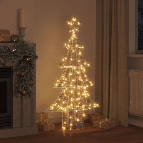 Коледно дърво с 160 LED светодиода Топло бяло 150 cm PET