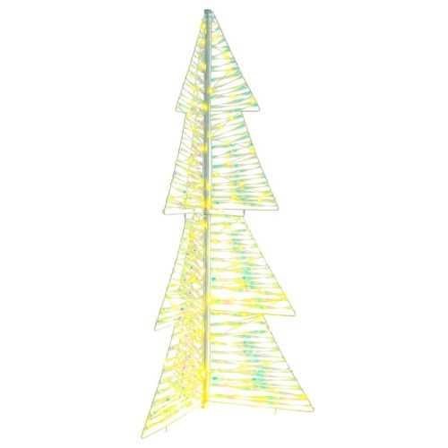 Коледно дърво с 160 LED светодиода Топло бяло 150 cm PET