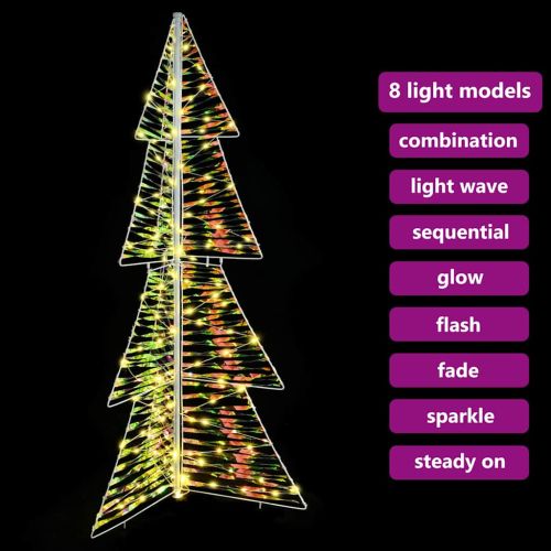 Коледно дърво с 160 LED светодиода Топло бяло 150 cm PET