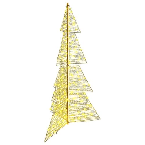Коледно дърво с 240 LED светодиода Топло бяло 180 cm PET