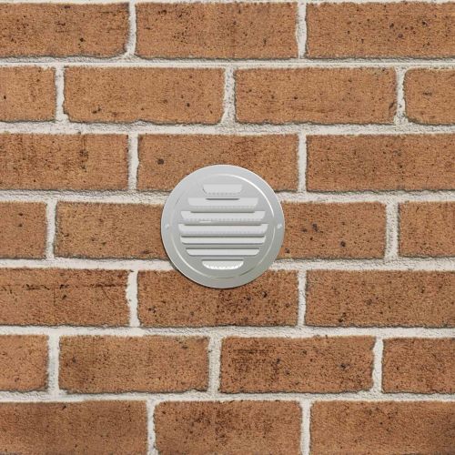 Предпазители за въздушна вентилация 4 pcs Сребрист 80 mm