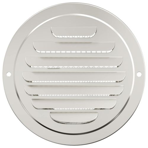 Предпазители за въздушна вентилация 4 pcs Сребрист 80 mm