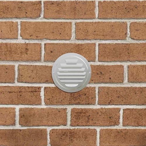 Предпазители за въздушна вентилация 4 pcs Сребрист 100 mm