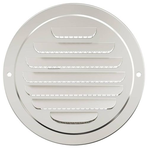 Предпазители за въздушна вентилация 4 pcs Сребрист 125 mm