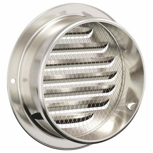 Предпазители за въздушна вентилация 4 pcs Сребрист 125 mm