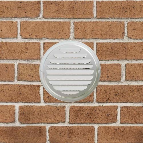 Предпазители за въздушна вентилация 4 pcs Сребрист 150 mm